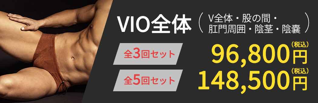 VIO全体　全5回セット148,000円（税込）